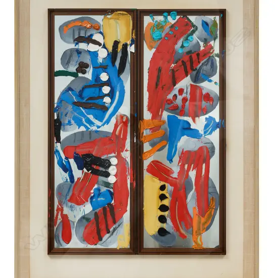 Julian Dashper (1960-2009) ‘Young Nick's Head from a DC9 at night',